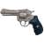 Cobra toy revolver, 18 cm, silver, black handle, for costume play