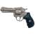 Cobra toy revolver, 18 cm, silver, black handle, for costume play