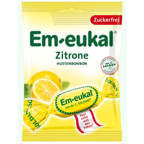 Em-eukal Zitrone Cukormentes cukorka 75 g 175728570 - Cukorka