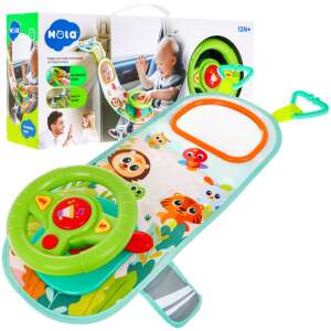 Interaktív autós műszerfal szimulátor bébijáték, Zöld 45553888 Fejlesztő játék babáknak