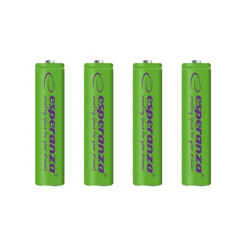 4 db újratölthető elem R03 AAA 1000mah ESPERANZA | EZA102G 175779200 - Akkumulátor