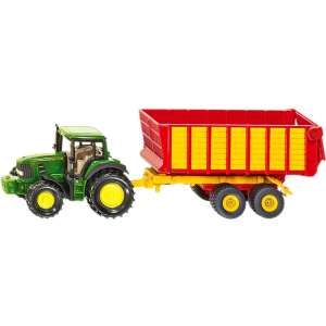 SIKU John Deere traktor pótkocsival 1:55 - 1650 93294586 Munkagépek gyerekeknek - Traktor