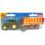 Siku John Deere traktor pótkocsival, 1:55 méretarányú, játék traktor gyerekeknek, csomagolás