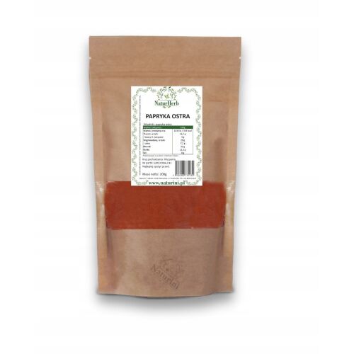 CSÍPŐS PAPRIKA Asta 80 vegyszermentes, 50g Naturini 175805663 - Fűszer