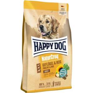 Happy Dog NaturCroq Geflügel Pur & Reis (2 x 11 kg) 22 kg 92534436 Happy Dog Kutyaeledelek