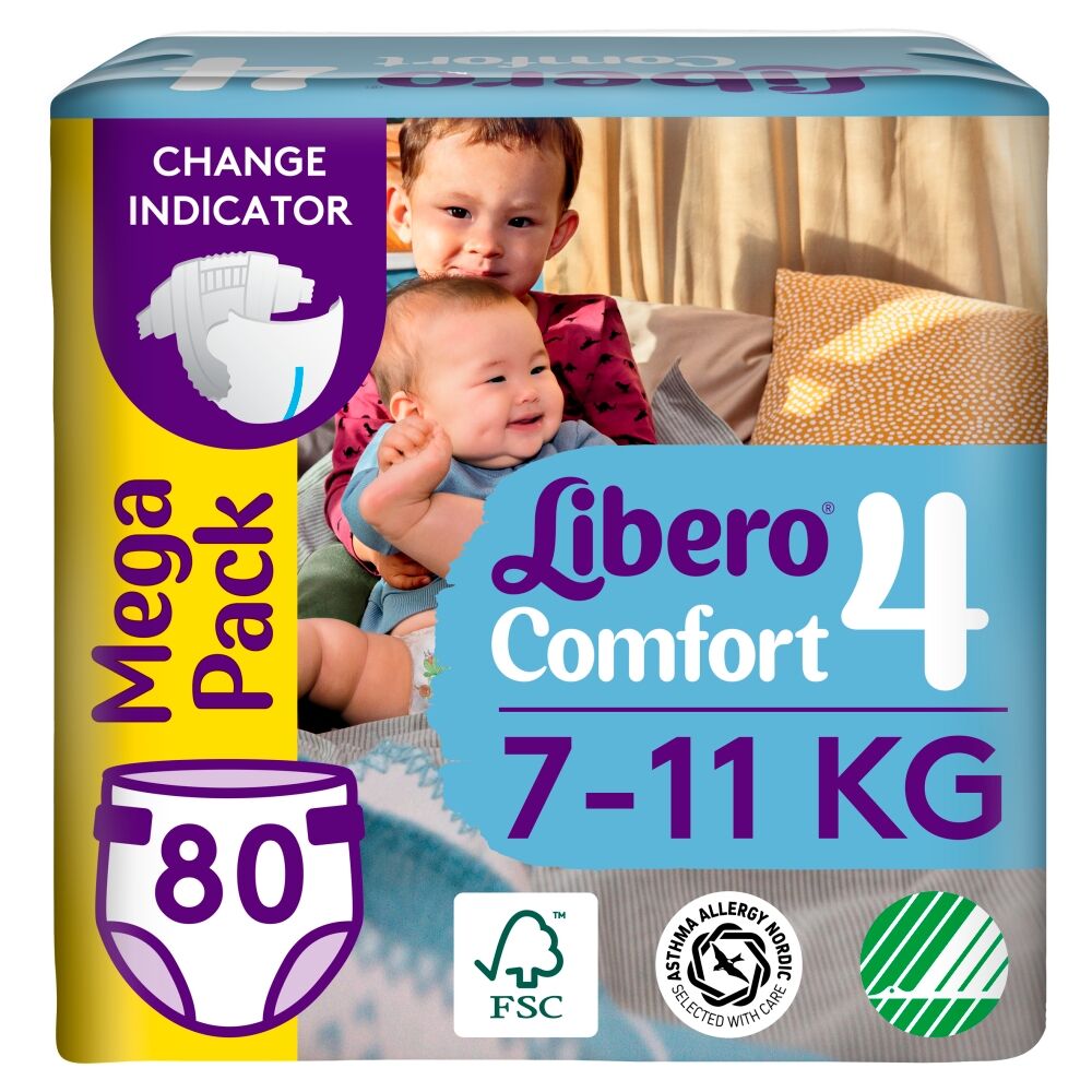 Libero Comfort Mega Pack Nadrágpelenka 7-11kg Maxi 4 (80db)