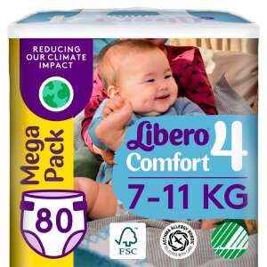 Libero Comfort Mega Pack Nadrágpelenka 7-11kg Maxi 4 (80db) 87858109 Pelenkák - 6  - Junior - 4 - Maxi
