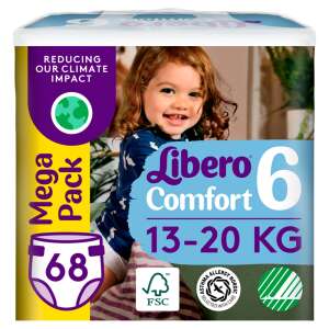Libero Comfort Mega Pack Nadrágpelenka 13-20kg Junior 6 (68db) 87860952 Pelenkák - 6  - Junior - 4 - Maxi
