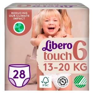 Libero Touch Bugyipelenka 13-20kg Junior 6 (28db)  87937636 "-25kg"  Pelenka - 28 db