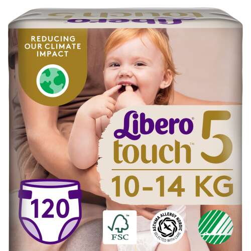 Libero Touch Jumbo Monatskissenbezug 10-14kg Junior 5 (120Stk)