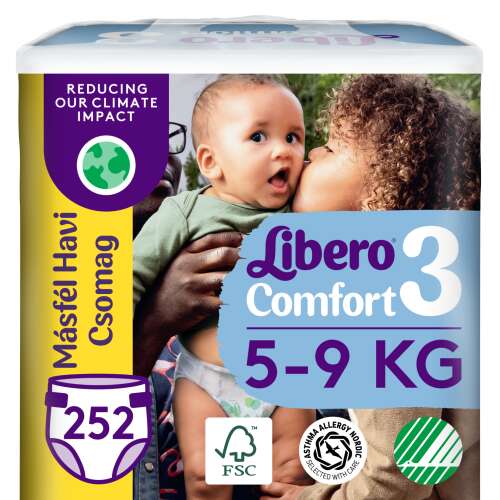 Libero Comfort Eineinhalb Monats Packung  5-9kg Midi 3 (252Stk)