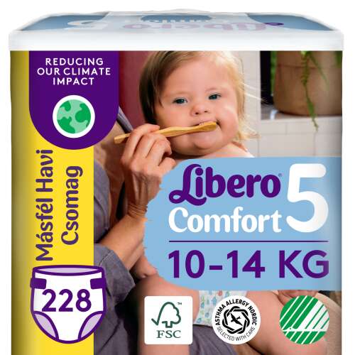 Libero Comfort Month and a Half Pillow pack 10-14kg Maxi+ 5 (228 buc)