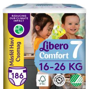 Libero Comfort másfél havi Pelenkacsomag 16-26kg XL 7 (186db) 45559014 Pelenkák