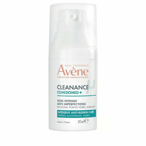 Avene Cleanance Comedomed intenzív pattanás elleni ápolás 30ml, fehér pumpás flakon akné, mitesszerek és foltok ellen, Franciaországban készült - Baba és tipegő