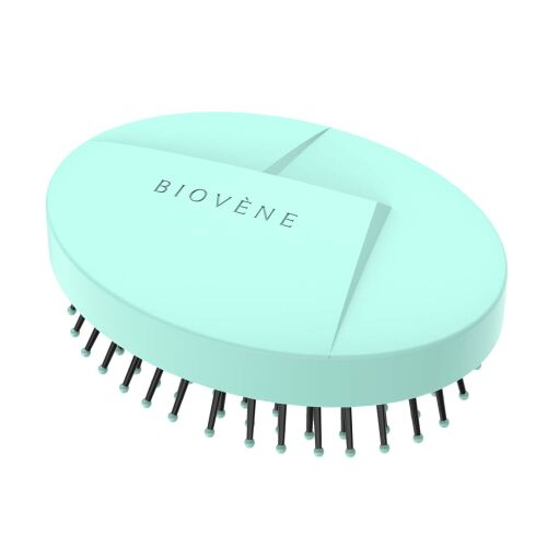 Biovene The Conscious Kompakt Gubancoldó Hajkefe, Menta Zöld