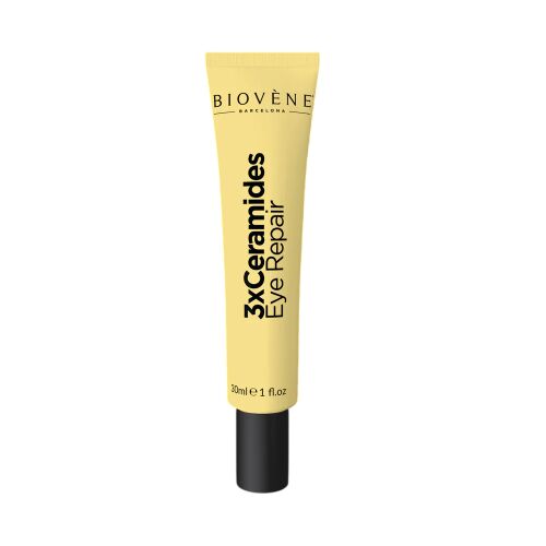 Biovene, 3xCeramid, Sötét karikák és puffadás elleni, Szemkörnyékápoló Krém, 30 ml