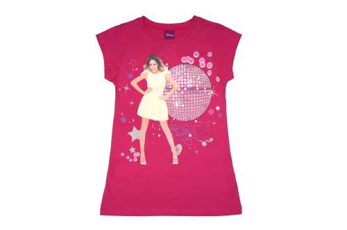 Disney csipkés hátú lány Póló - Violetta #rózsaszín  164-es méret 30765516