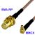 Pigtail MMCX RA dugó / SMA-RP aljzat RG178 20cm 175904291