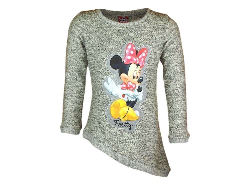 Disney hosszú ujjú Kislány ruha - Minnie Mouse - szürke