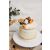 Fa laminált cukrászda FEHÉR 26cm Tortalap lyukkal 175912509