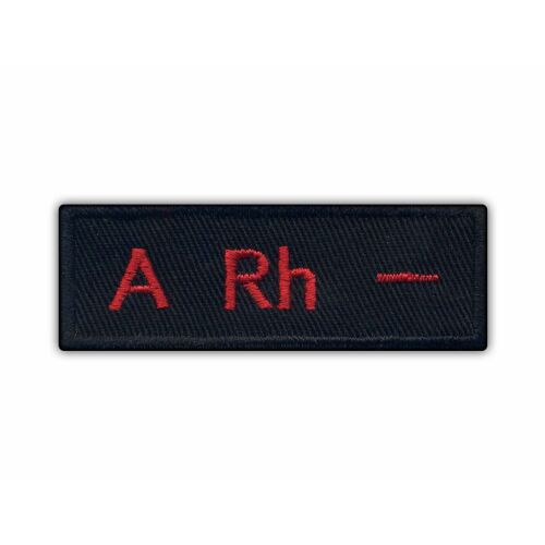 A vércsoportú Rh patch - - Vasalható / Hőzáras hátlap - Hímzett patch/jelvény/embléma 175918272 - Vasalható matrica