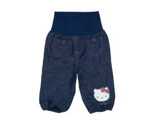 Bélelt gyerek Farmernadrág - Hello Kitty #kék - 62-es méret 30765692 Gyerek nadrág, leggings - Gumis derék