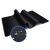 Waterproof black gaming mouse pad, 80x30 cm