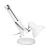 DEON, Schreibtischlampe, 60 W, E27, hoch, Stahl, Weiß 45569490
