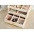 Šperkovnica s 20 priehradkami, béžová 80180237