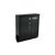 Black mailbox with newspaper holder