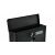 Black mailbox with open letter slot