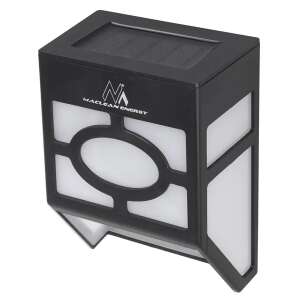 Maclean Energy MCE171 napelemes LED fali lámpa, fekete - Maclean