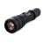Bailong tactical flashlight with zoom, CREE XM-L T6 LED, 18650 battery, USB charging, black