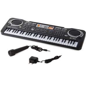 Elektronische Orgel, Synthesizer mit Mikrofon und Netzteil - Synthesizer