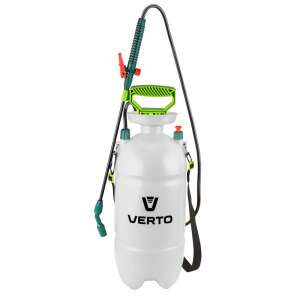 Verto 7L Manual Handheld Sprayer, Green and White, for Gardening, Pest Control, and Cleaning - Verto