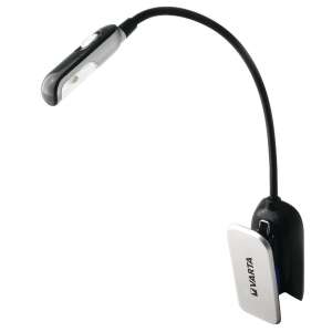 Varta Book Light LED reading lamp with flexible neck and clip - Lamp & Lighting