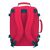 CabinZero Classic 36L Miami magenta utazó hátizsák, hátulnézet vállpántokkal