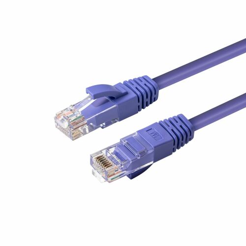 MicroConnect CAT6A UTP 15m lila LSZH patch kábel nagysebességű hálózati csatlakozásokhoz - Patch kábel