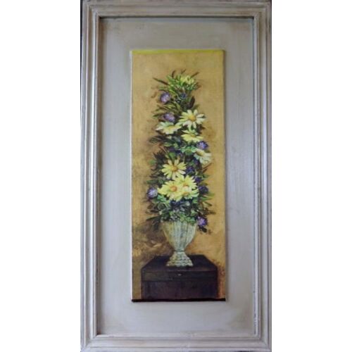 2 db 30 x 56 cm-es, magas virágkompozíció képe cserépben 176295990 