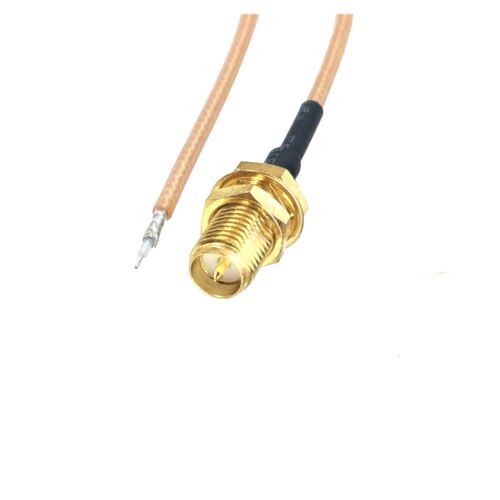 Pigtail SMA-RP foglalat 20cm RG178 / FORRASZTHATÓ 176296357 - Koax csatlakozó