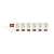 White 6-outlet power strip with individual switches and a master switch, 3 meter cord