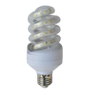 Energiatakarékos LED Spirál Izzó - 2x9W E27 - 980LM, 4500K