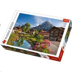 Trefl A nyári Alpok 2000db-os prémium puzzle (27089) 45578802 Puzzle - Város - Épület