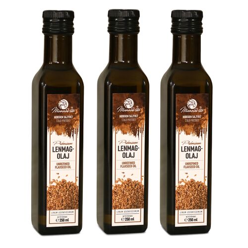 Mannavita Lenmagolaj 100%-os üvegben, 3 x 250ml