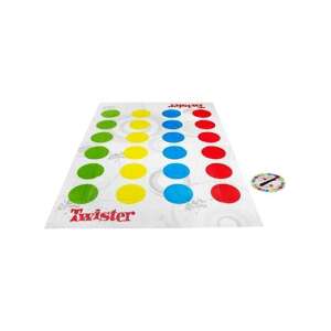 Twister játék szőnyeg színes körökkel és pörgetővel - Hasbro