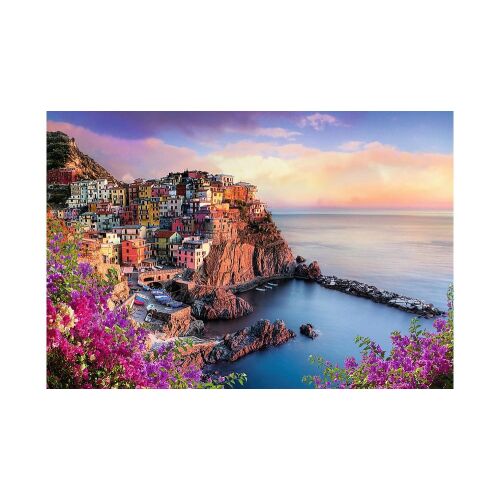 Kész Trefl Manarola puzzle, 1500 darabos, gyönyörű olasz táj