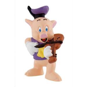 Bullyland The Three Little Pigs Fiddler Pig Figurine, a detailed and hand-painted figurine of the character from the Disney movie - Bullyland