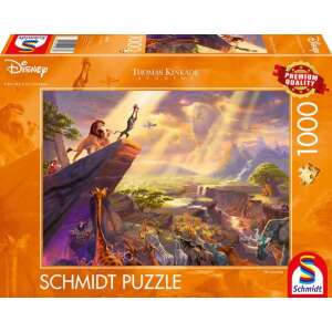 Schmidt Disney Regele Leu 1000 de piese puzzle de la Thomas Kinkade - Puzzle 3D & Puzzle cu burete