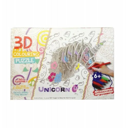 3D egyszarvú puzzle festeni 176386447 - 3D puzzle