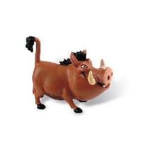 Bullyland The Lion King Pumbaa figure, a detailed and hand-painted figurine of the popular warthog character from Disney's The Lion King - Bullyland